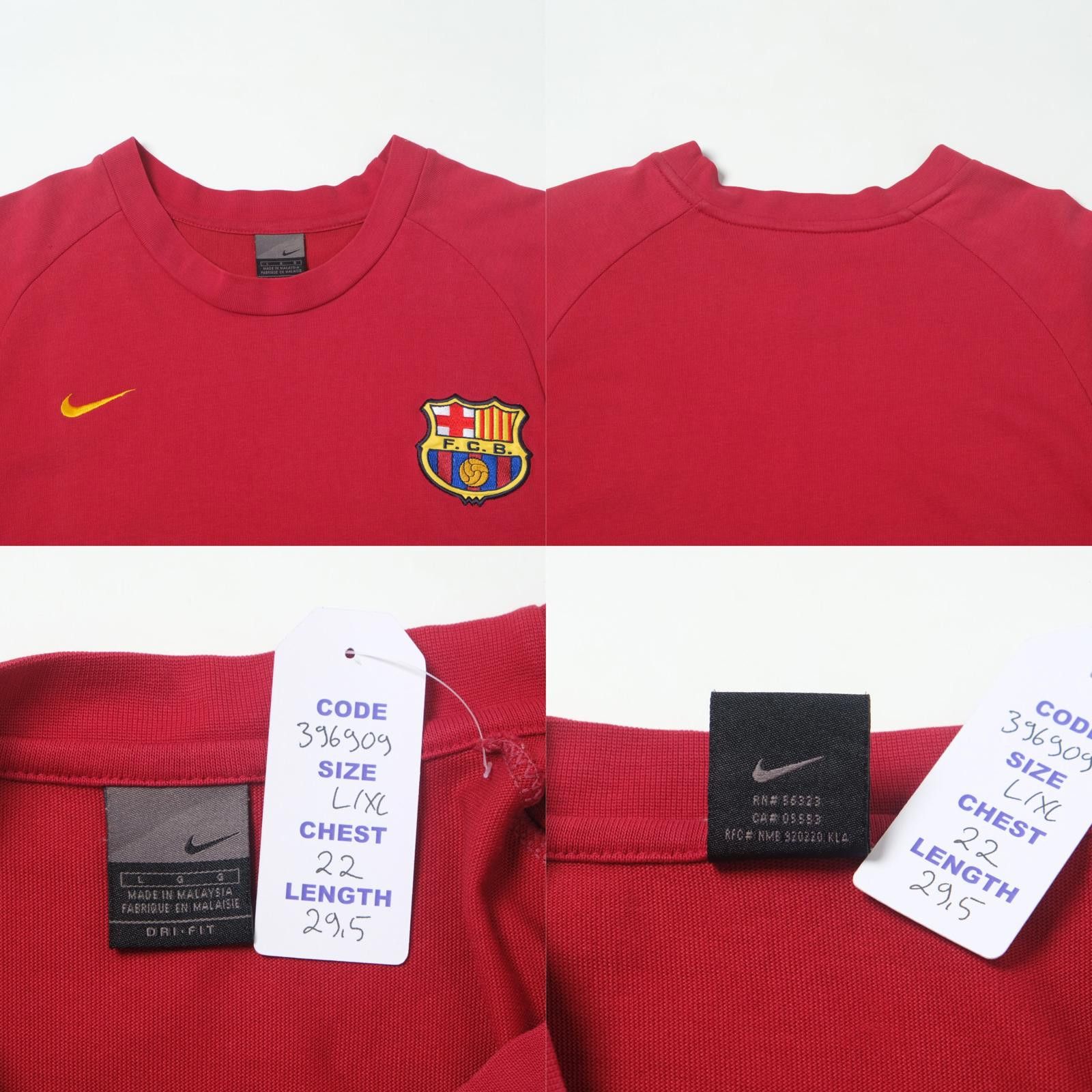 Nike 2003/04 Barcelona Training Shirt Nike (L/XL) Size US L / EU 52-54 / 3 - 4 Thumbnail