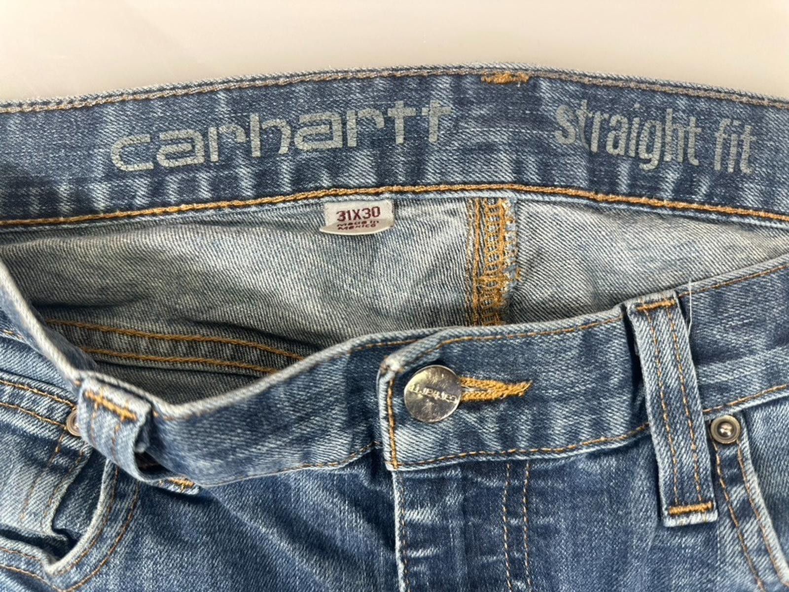 Carhartt Carhartt Men's 31/30 Blue Denim Jeans Size US 31 - 10 Thumbnail