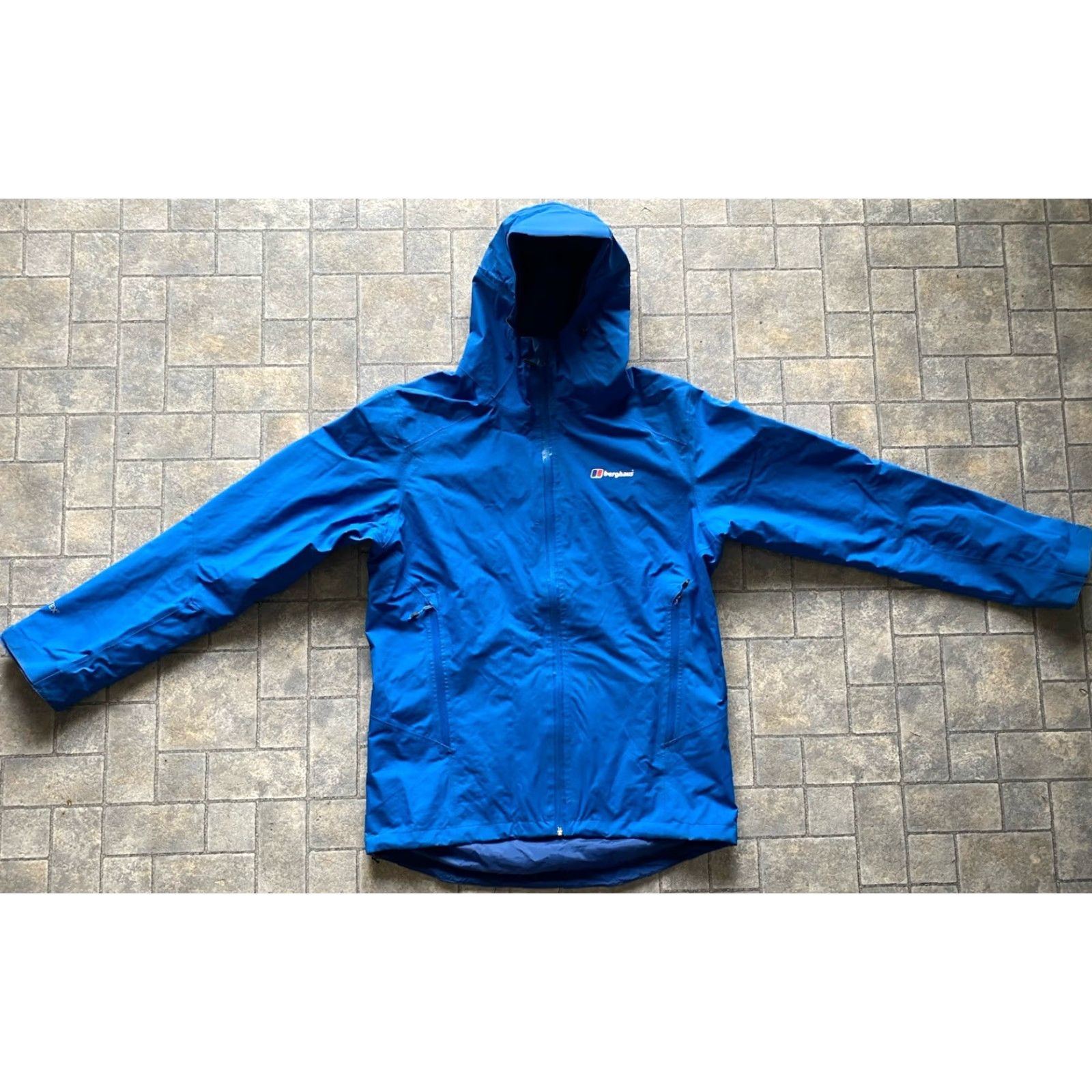 Berghaus Berghaus Jacket Blue Men’s Large L Regular Hooded Pockets Gore Tex Flaws Wear Size US L / EU 52-54 / 3 - 2 Thumbnail