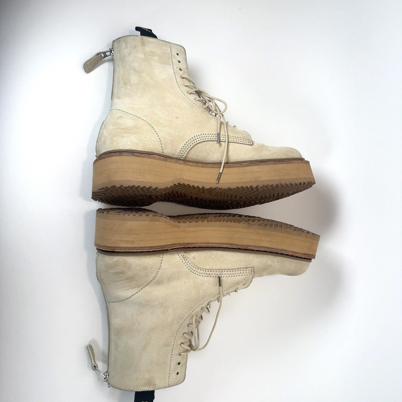 R13 R13 Suede Combat Boots Size US 12 / EU 45 - 8 Thumbnail