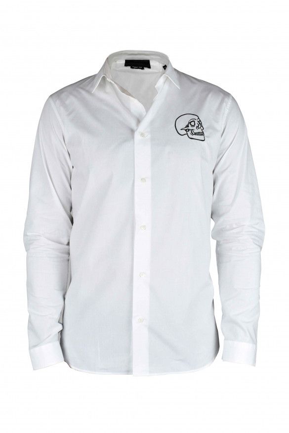 Philipp Plein Gold Cut LS Skull shirt Size US L / EU 52-54 / 3 - 1 Thumbnail