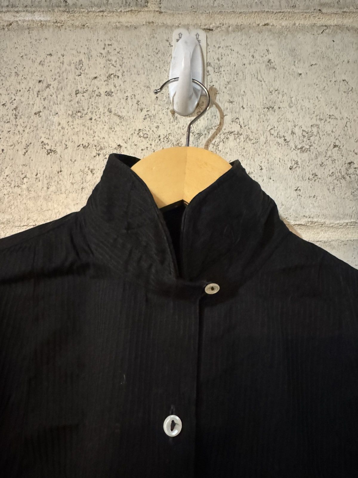 Vintage Vintage French Rounded Collar Button Up Size US S / EU 44-46 / 1 - 3 Thumbnail