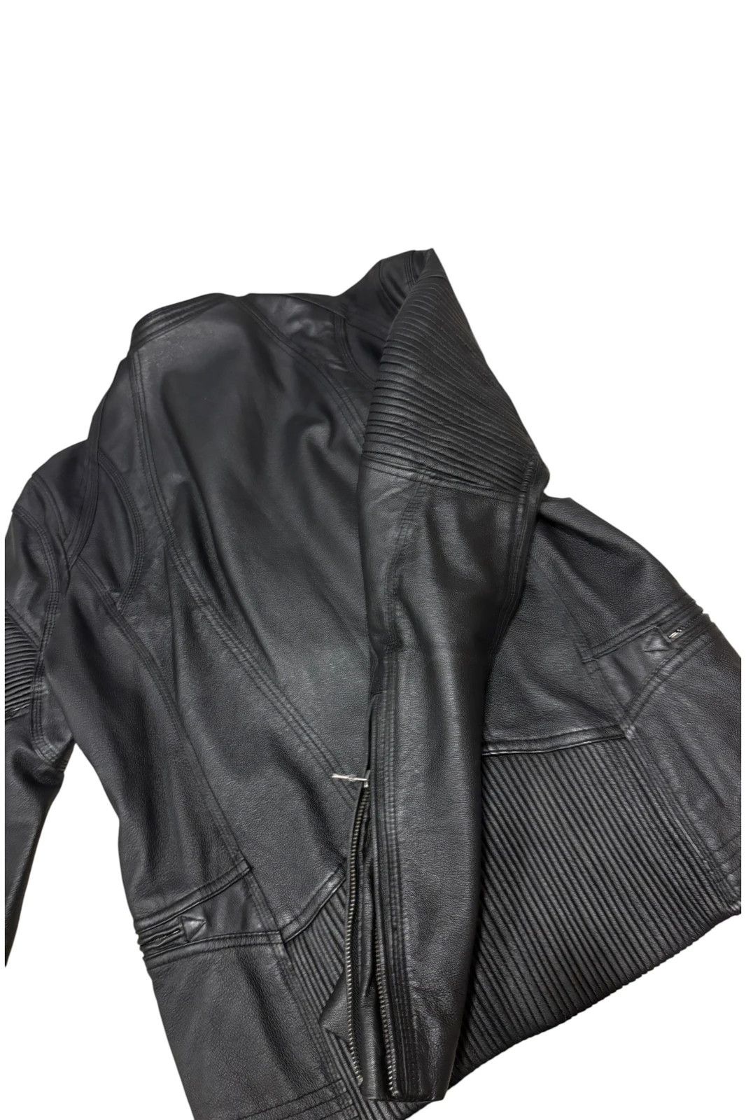 GOA Goa buffalo leather multizip biker motorcycle jacket Size US S / EU 44-46 / 1 - 5 Thumbnail