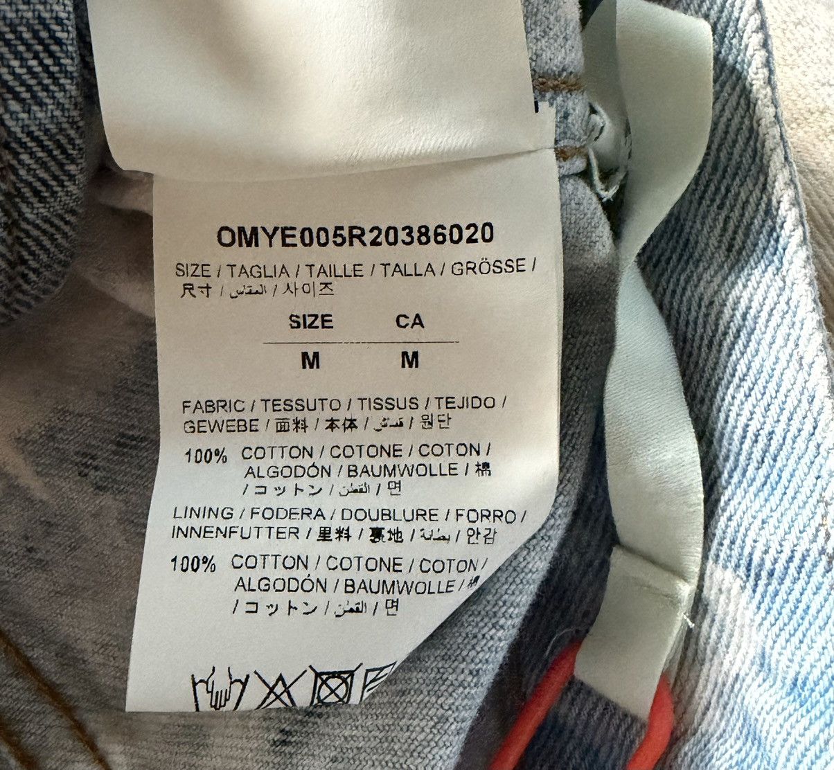 Off-White Off White - Extreme bleached denim jacket Size US M / EU 48-50 / 2 - 21 Thumbnail