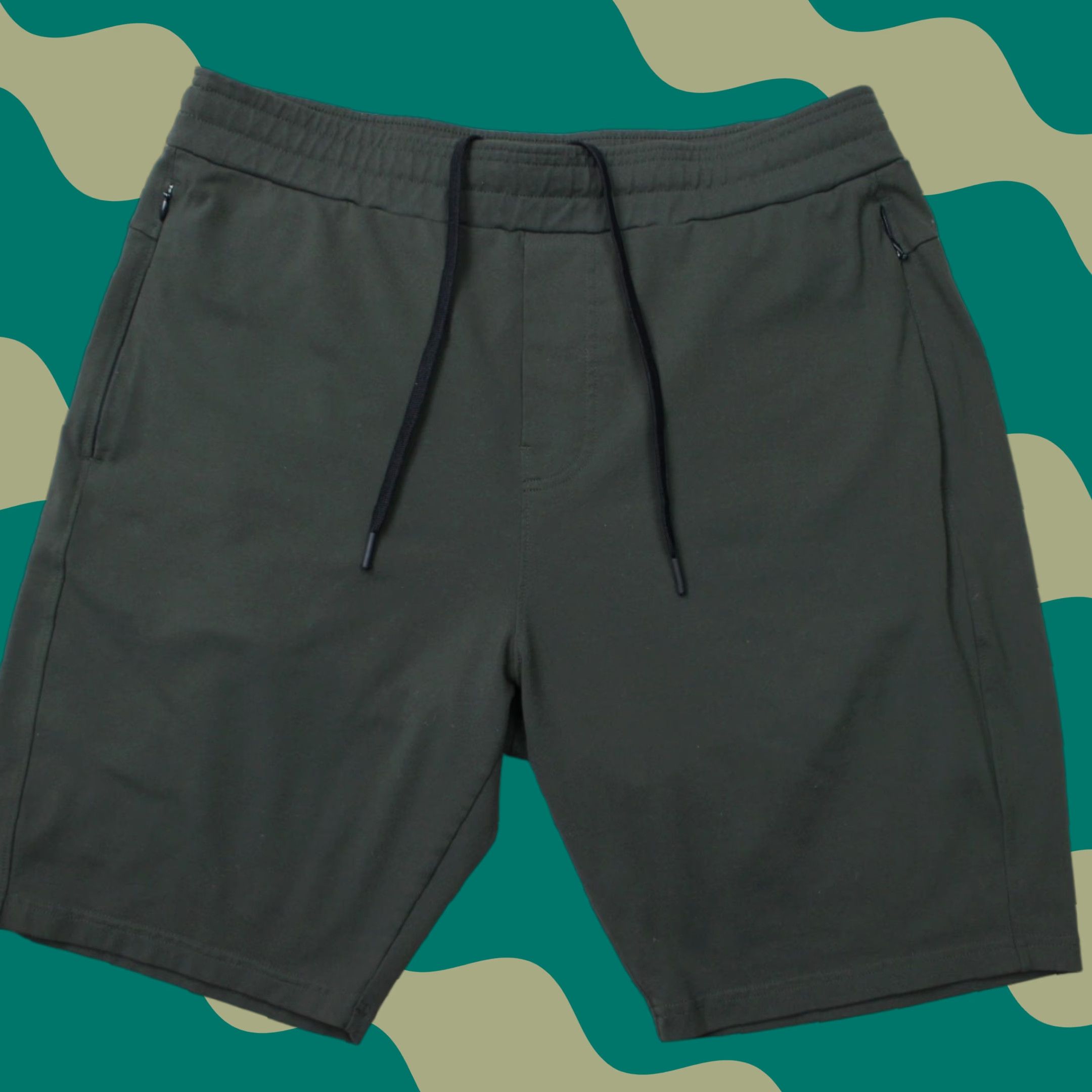 Vintage Public Rec Shorts Mens 36 Green 9" Performance Athleisure Drawstring Athletic Size US 36 / EU 52 - 1 Thumbnail