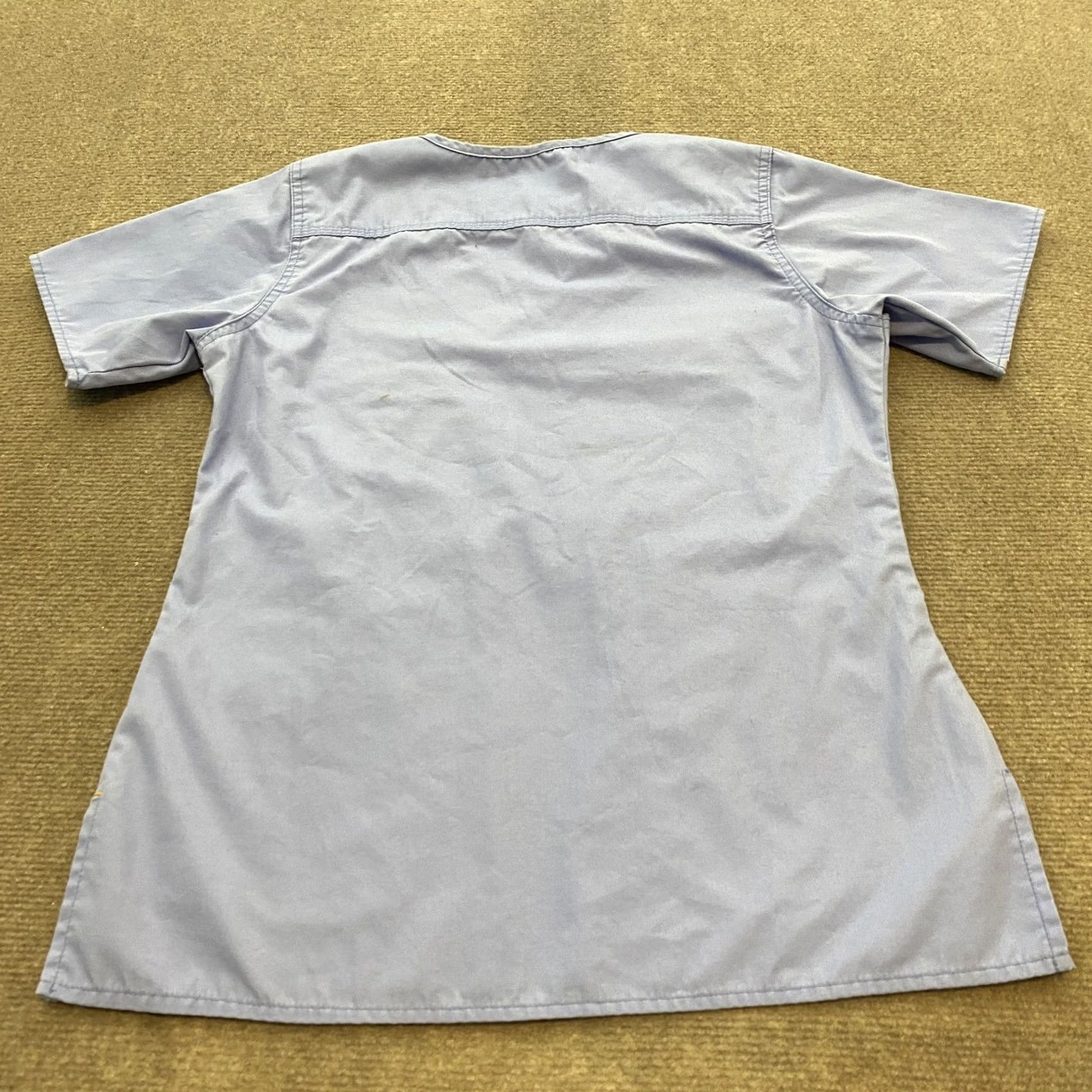 Carhartt VINTAGE Carhartt Scrub Top Womens XS Blue V Neck C1201 Size XS / US 0-2 / IT 36-38 - 3 Thumbnail
