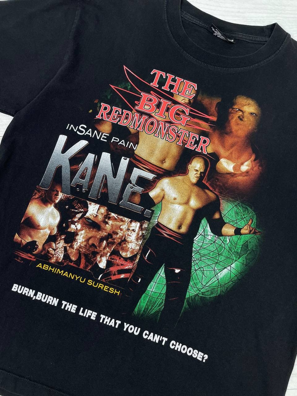 Vintage Vintage Kane The Big Redmonster T-Shirt Wrestling 2000s WWE Size US M / EU 48-50 / 2 - 7 Thumbnail