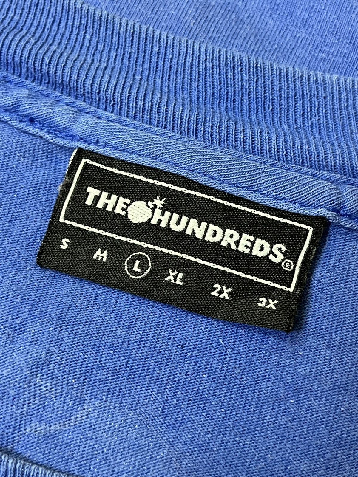 The Hundreds DISTRESSED🔥THE HUNDREDS BLUE FADED TEE SHIRT Size US L / EU 52-54 / 3 - 9 Thumbnail