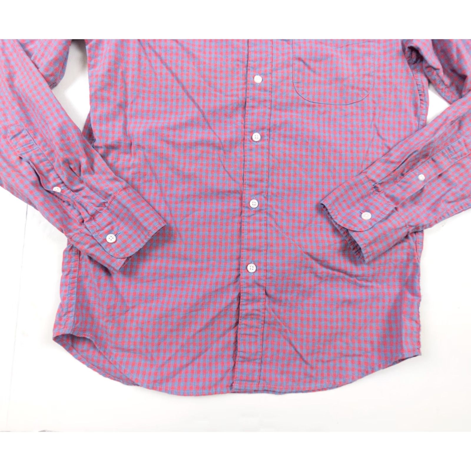 J.Crew J.CREW Men's Slim Fit Button-Up Shirt Small Multicolor Plaid Long Sleeve Stretch Casual Preppy Size US S / EU 44-46 / 1 - 3 Thumbnail
