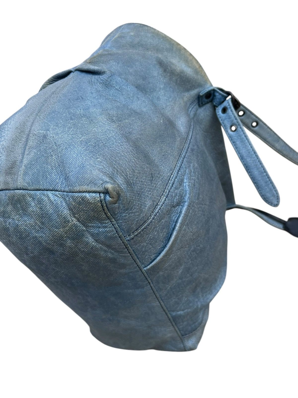 Leather DECADE Japan Distress Dirty Patina Leather Bag Tote Size ONE SIZE - 16 Thumbnail