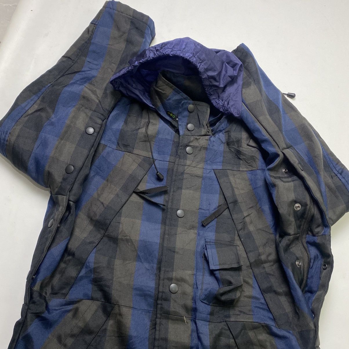 ABAHOUSE × Designer 1990s Abahouse - multipocket parachute jacket Size US L / EU 52-54 / 3 - 8 Thumbnail