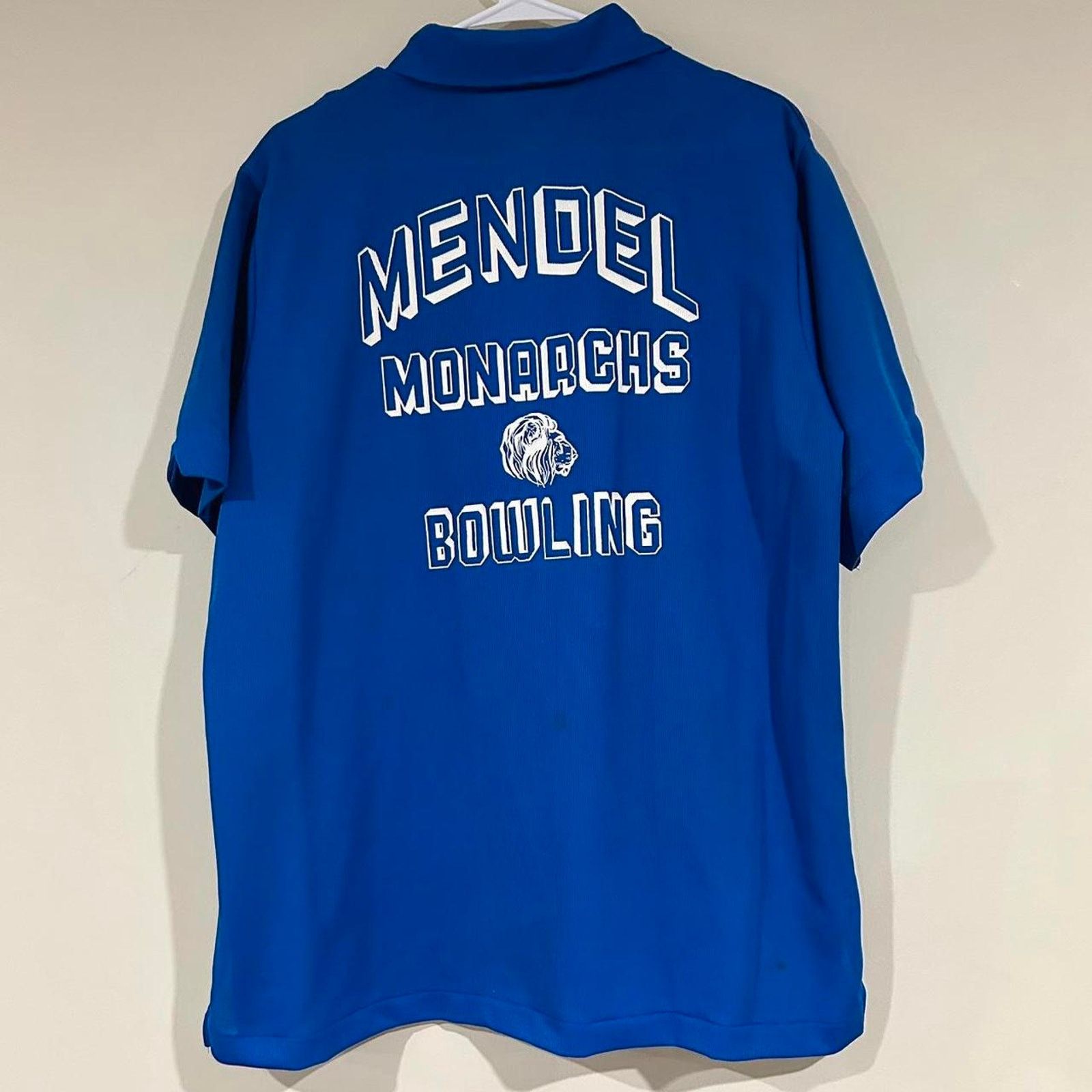 Other Vintage 1970’s Mendel Monarchs Bowling Shirt Size US XL / EU 56 / 4 - 2 Thumbnail