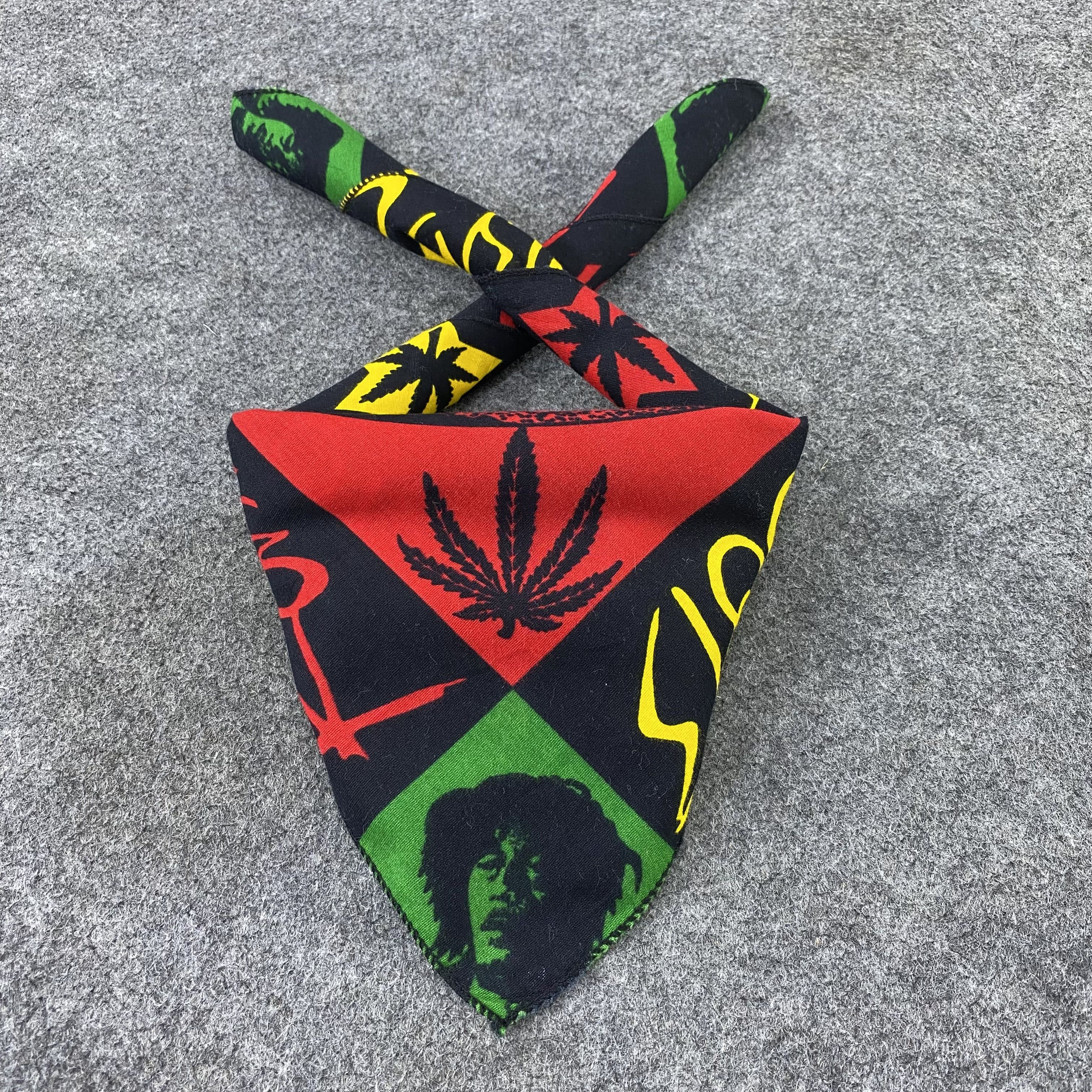 Bob Marley BOB MARLEY Handkerchief / Bandana / Neckerchief-B1395 Size ONE SIZE - 2 Thumbnail