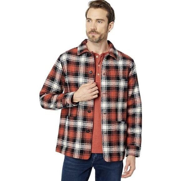 Taylor Stitch Taylor Stitch Ojai Jacket in Garnet Wool Blend Plaid Chore Size US S / EU 44-46 / 1 - 3 Thumbnail