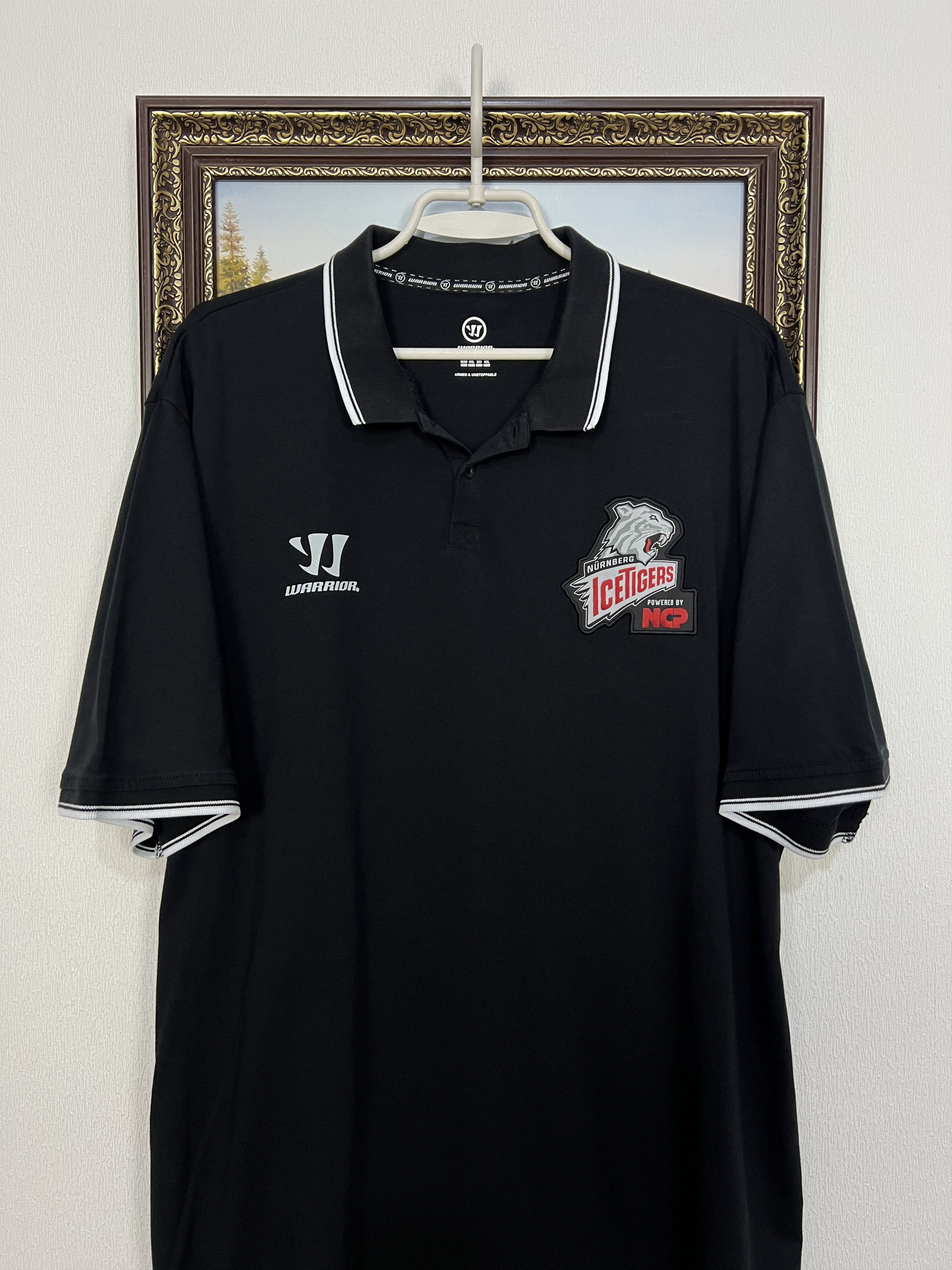 Warrior Nurnberg Ice Tigers Hockey Polo Shirt Trikot Jersey 3XL Size US XXL / EU 58 / 5 - 2 Thumbnail