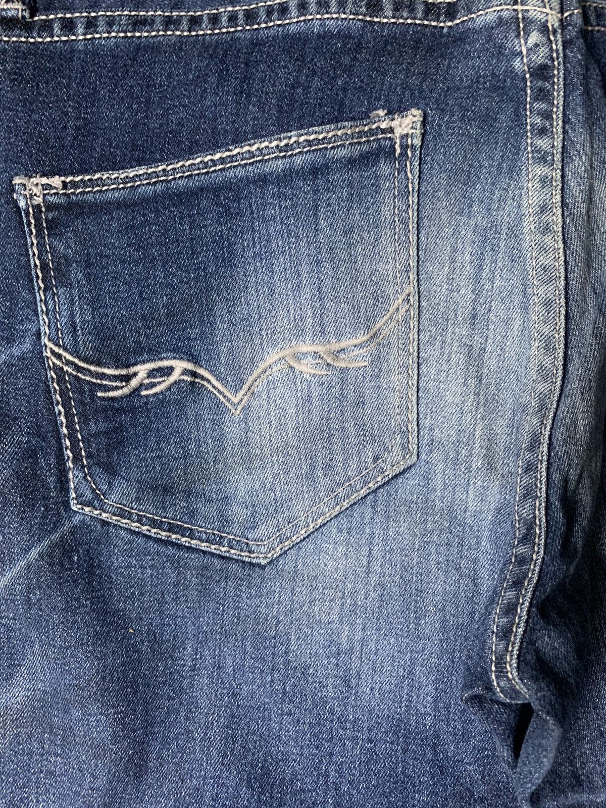GOSTAR DE FUGA × If Six Was Nine × Le Grande Bleu (L.G.B.) 2000s Fuga Claw Marks Jeans Vkei Style Size US 29 - 15 Thumbnail