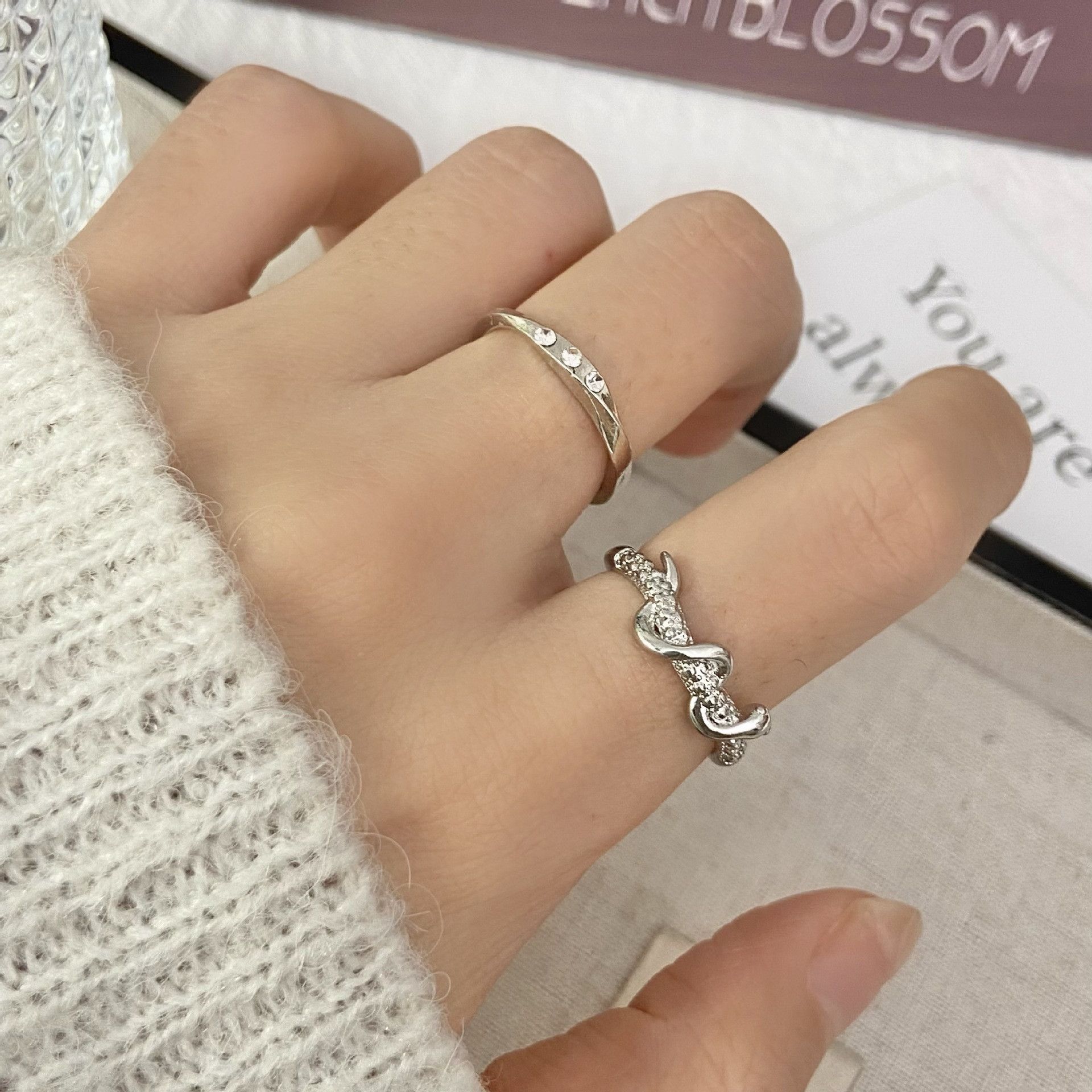 Jewelry Crazy Jewelry Rings Open Size Chrome Ring (Size 7-13) Size ONE SIZE - 1 Thumbnail