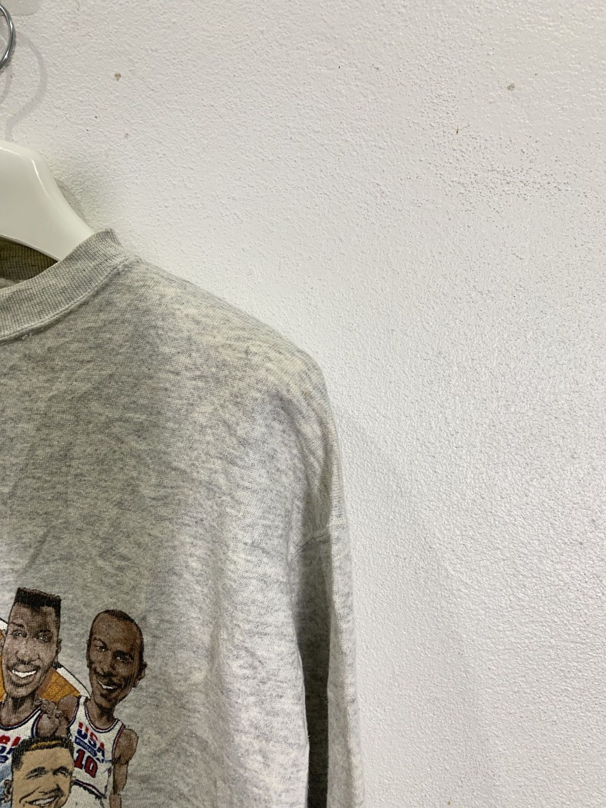 Vintage VINTAGE NBA LEGEND 1992 Usa Dream Team pull over sweathsirt Size US L / EU 52-54 / 3 - 7 Thumbnail