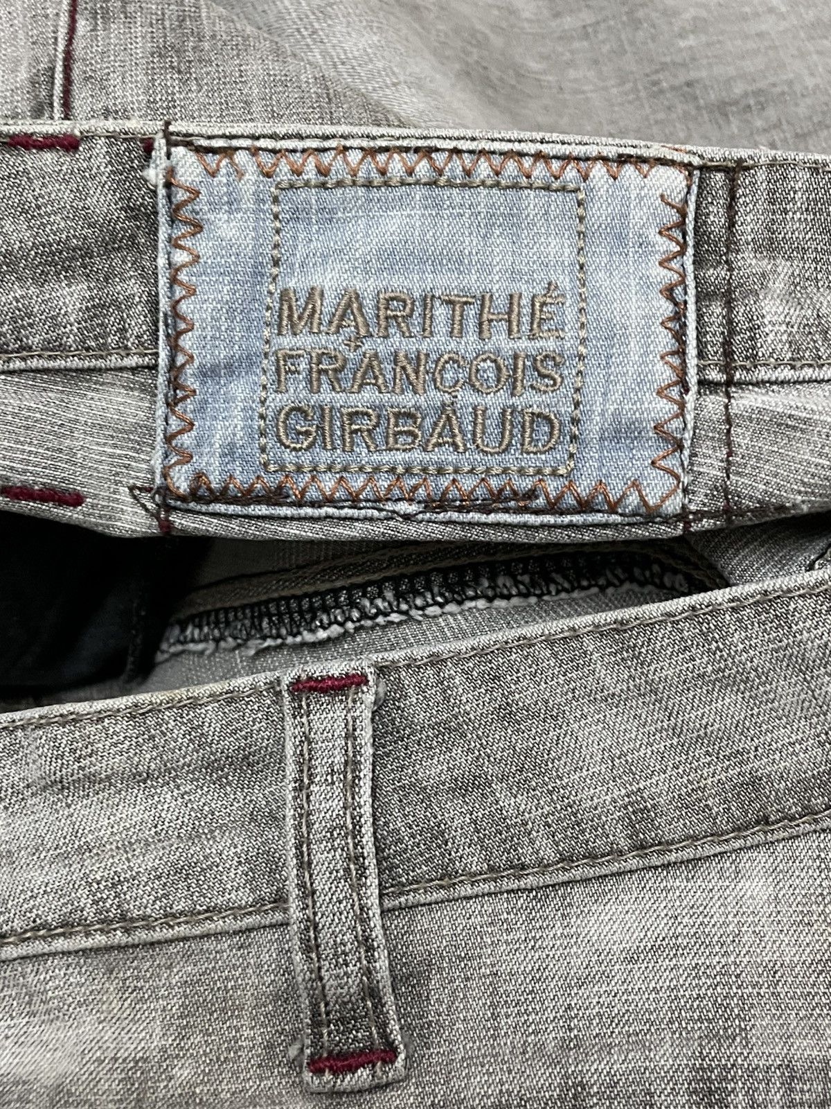 Marithe + Francois Girbaud Vintage Authentic Designer Marithe Francois Girbaud Flared Size US 29 - 16 Thumbnail