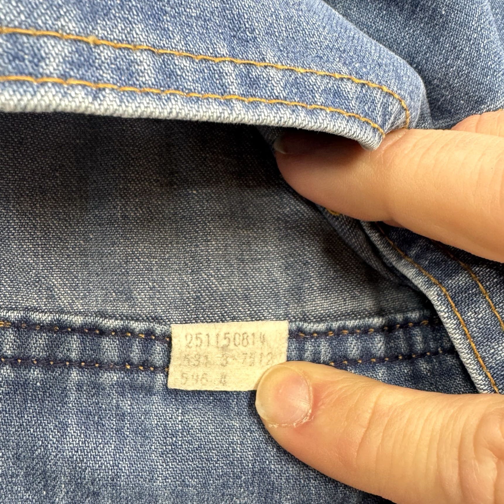 Levi's VINTAGE Levi's Orange Tab Jeans Womens 27 Blue Bell Bottom 70s Hippie Bohemian Rock Festival USA 60s 70s Womens Jeans 27 Blue Levis 684? Flared Size 27" / US 4 / IT 40 - 2 Thumbnail