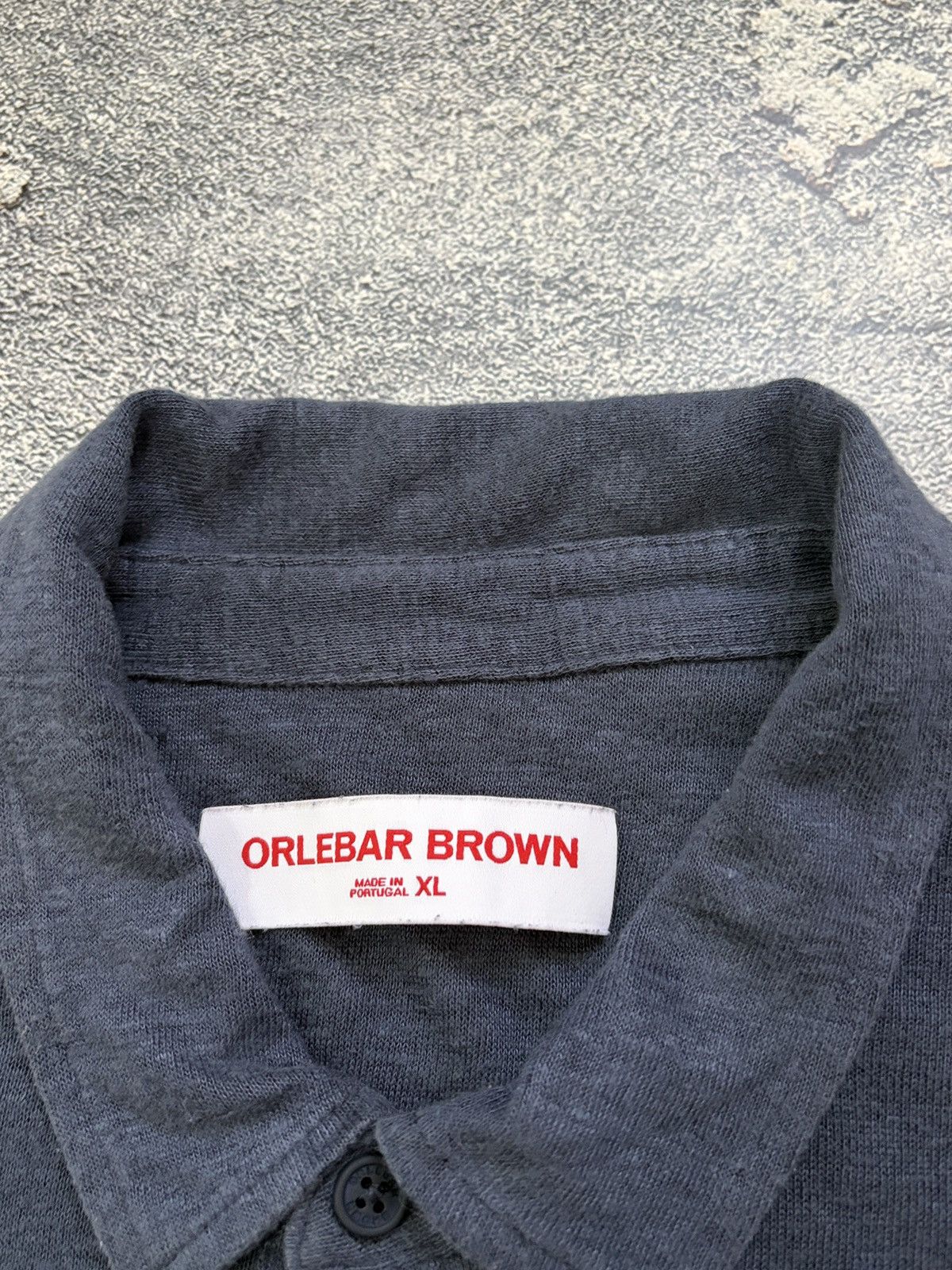 Orlebar Brown Orlebar Brown Sebastian Linen Jersey Polo Shirt XL Size US XL / EU 56 / 4 - 5 Thumbnail