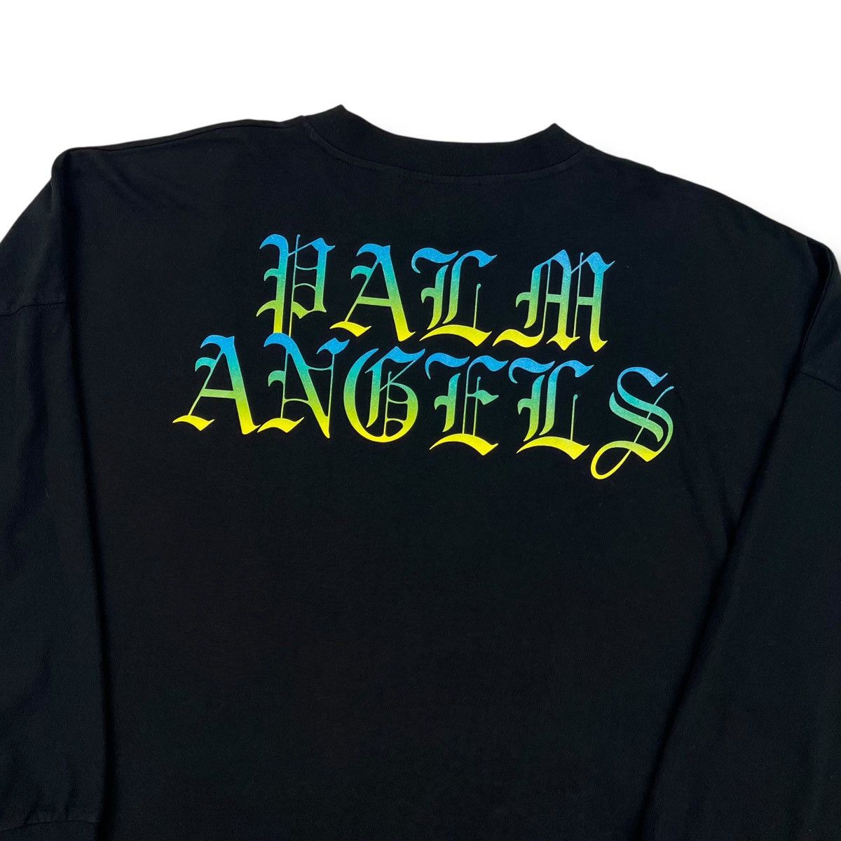 Palm Angels Palm Angels Gothic Hue Long Sleeve T Shirt Size US L / EU 52-54 / 3 - 1 Thumbnail