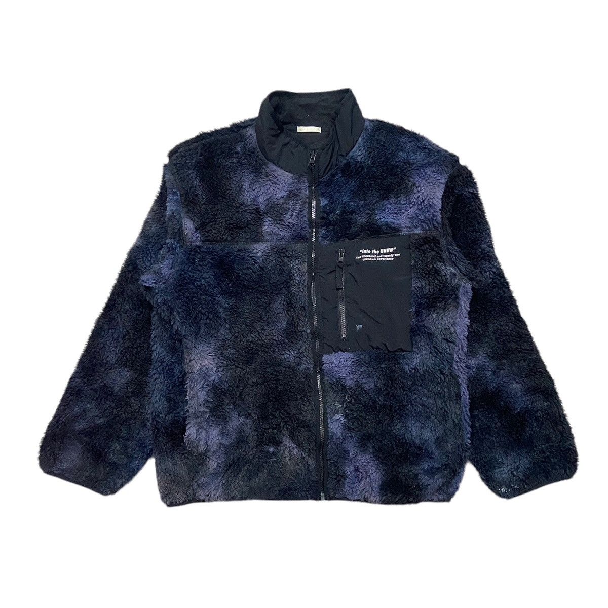 GU printed Fullzip Sherpa Jacket