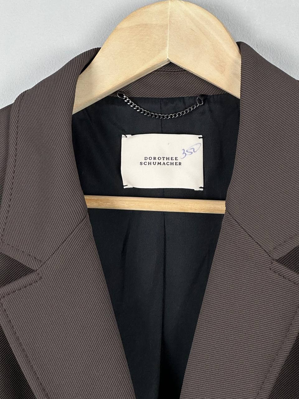 DOROTHEE SCHUMACHER Dorothee Schumacher Brown Luxury Blazer Size XS / US 0-2 / IT 36-38 - 4 Thumbnail