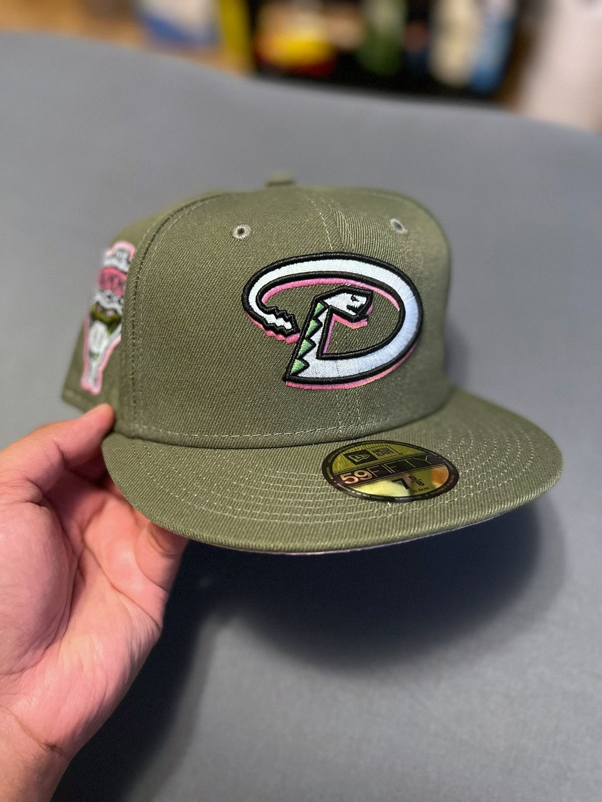 Hat Club store Exclusive Arizona Diamondbacks Pink Martini Size 7 1/8 New Era 59fifty