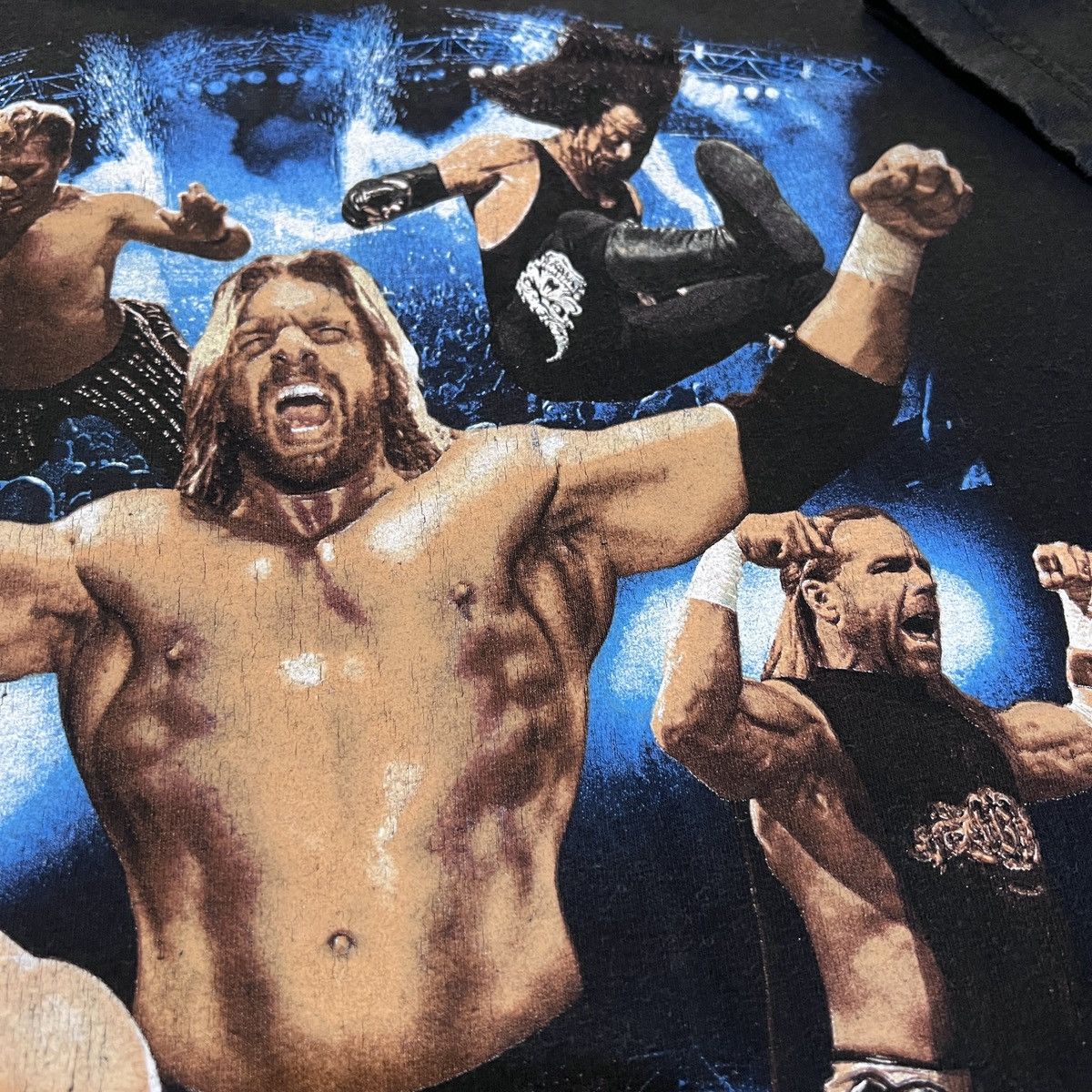 WCW/nWo × WWE × WWF Vintage Y2K Smack Down Raw Wrestling Promo Tee XL ECW Size US XL / EU 56 / 4 - 8 Thumbnail