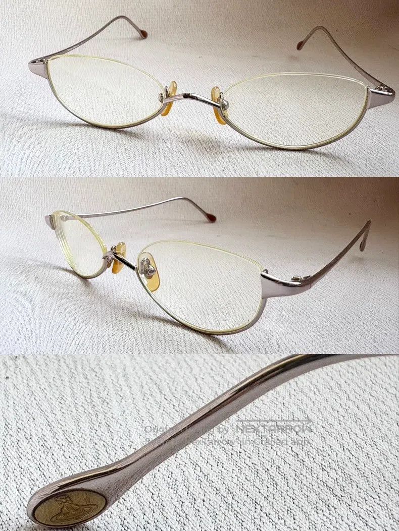 Vivienne Westwood Vivienne Westwood Vintage rose gold half-frame Saturn eyeg Size ONE SIZE - 1 Thumbnail