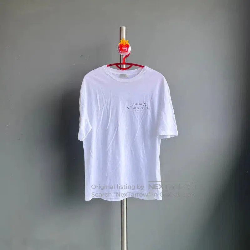 Dior Dior White Cotton Men's T-Shirt . Size US M / EU 48-50 / 2 - 1 Thumbnail