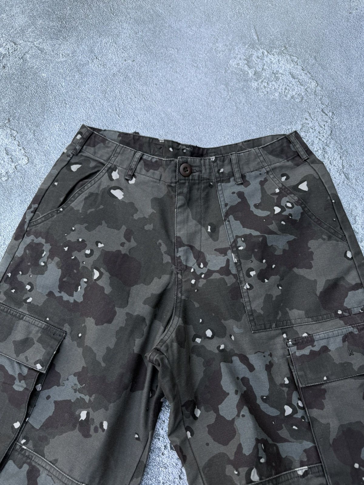 Kith NWT Kith Jaden Midnight Cookie Camo Logo Wide Aviator Pants Size US 30 / EU 46 - 5 Thumbnail