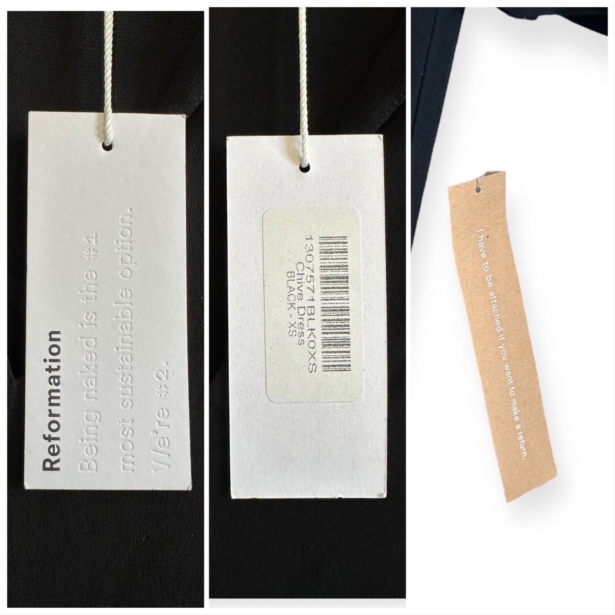 Reformation Reformation Chive black maxi dress, Size XS, New with tag Size XS / US 0-2 / IT 36-38 - 3 Thumbnail