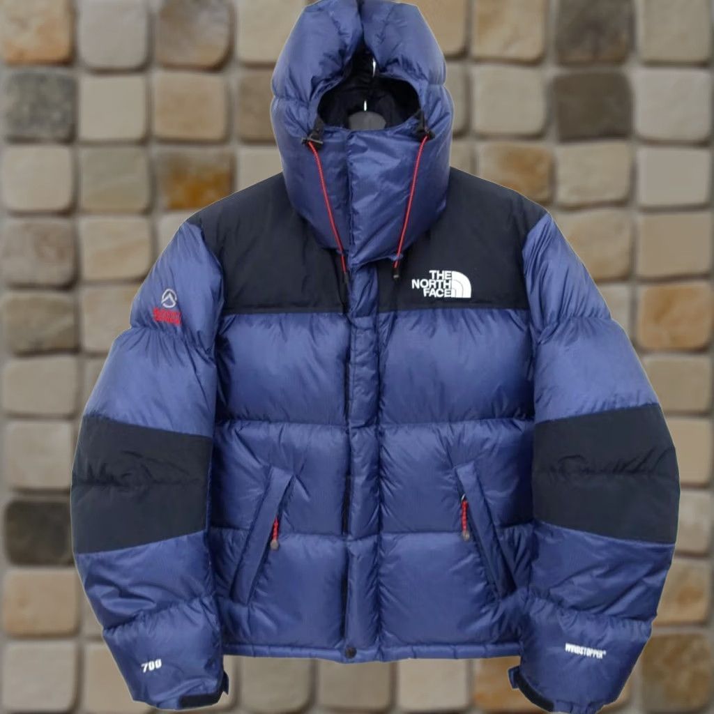 The North Face VINTAGE The North Face Summit Series Down Jacket Navy Blue Nylon XS Men Mid-Length Zip Logo Casual Hiking Winter Fall 700 Down Size US XS / EU 42 / 0 - 1 Thumbnail