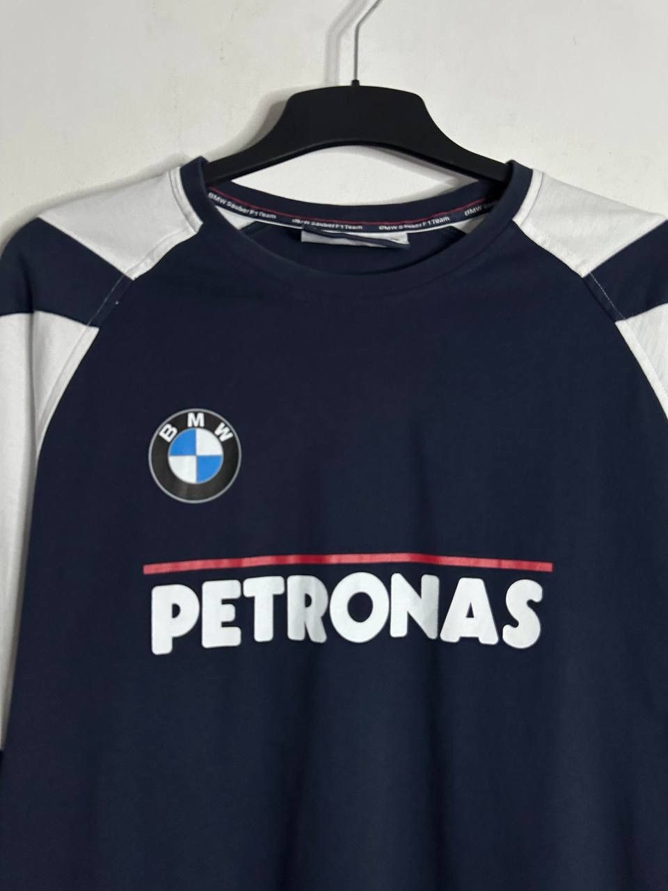 BMW BMW Sauber F1 Team Petronas Racing Shirt Navy White Size XL Size US XL / EU 56 / 4 - 3 Thumbnail