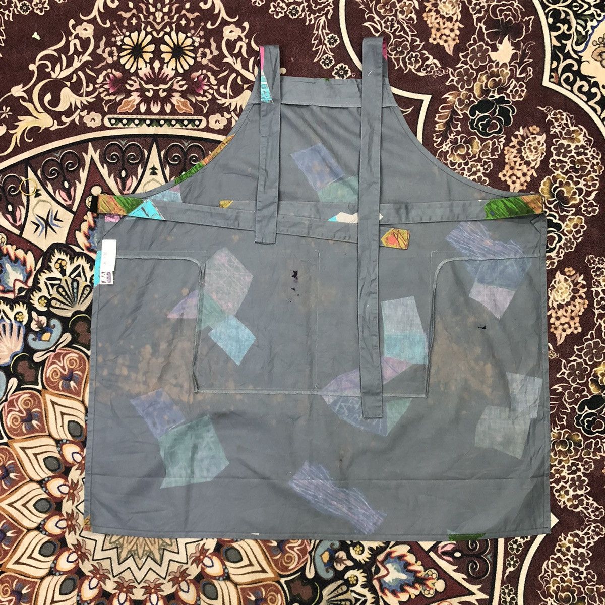 Issey Miyake Vintage Issey Miyake IM Design Studio Art Abstract Apron Size ONE SIZE - 9 Thumbnail