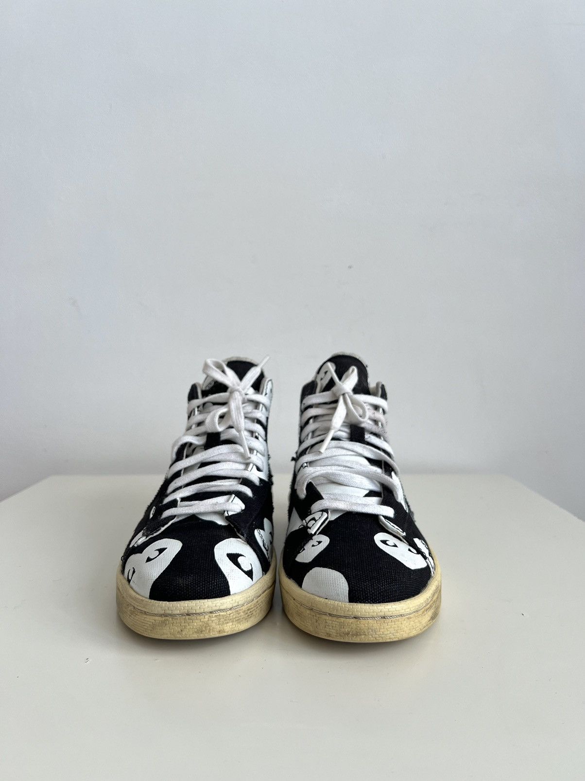 Comme des Garcons PLAY × Converse Converse x Comme des Garçons Play Pro Leather High Sneakers Size US 8 / EU 41 - 12 Thumbnail