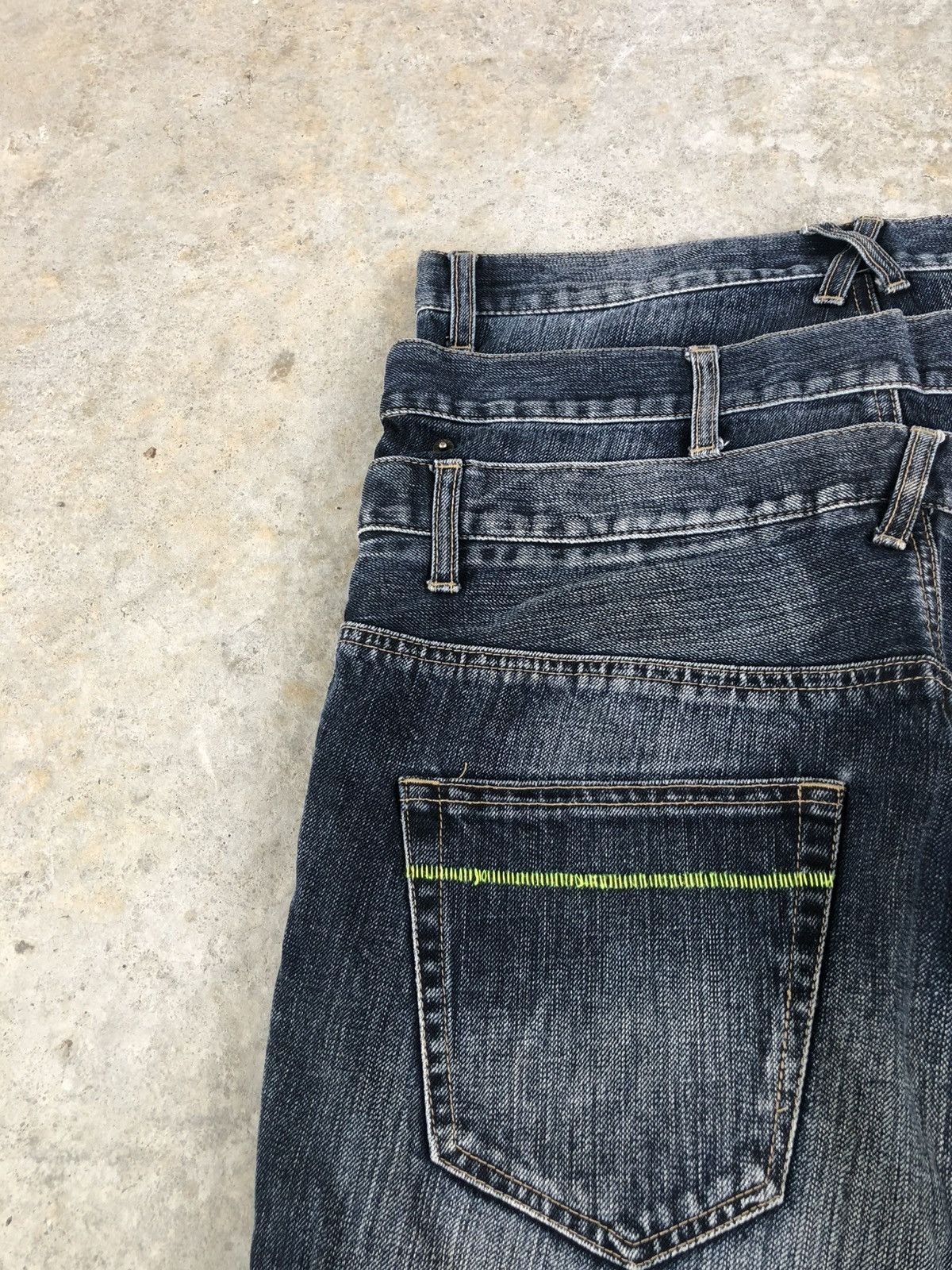 PPFM PPFM Double Waist Punk Style Distressed Jeans Size US 32 / EU 48 - 15 Thumbnail