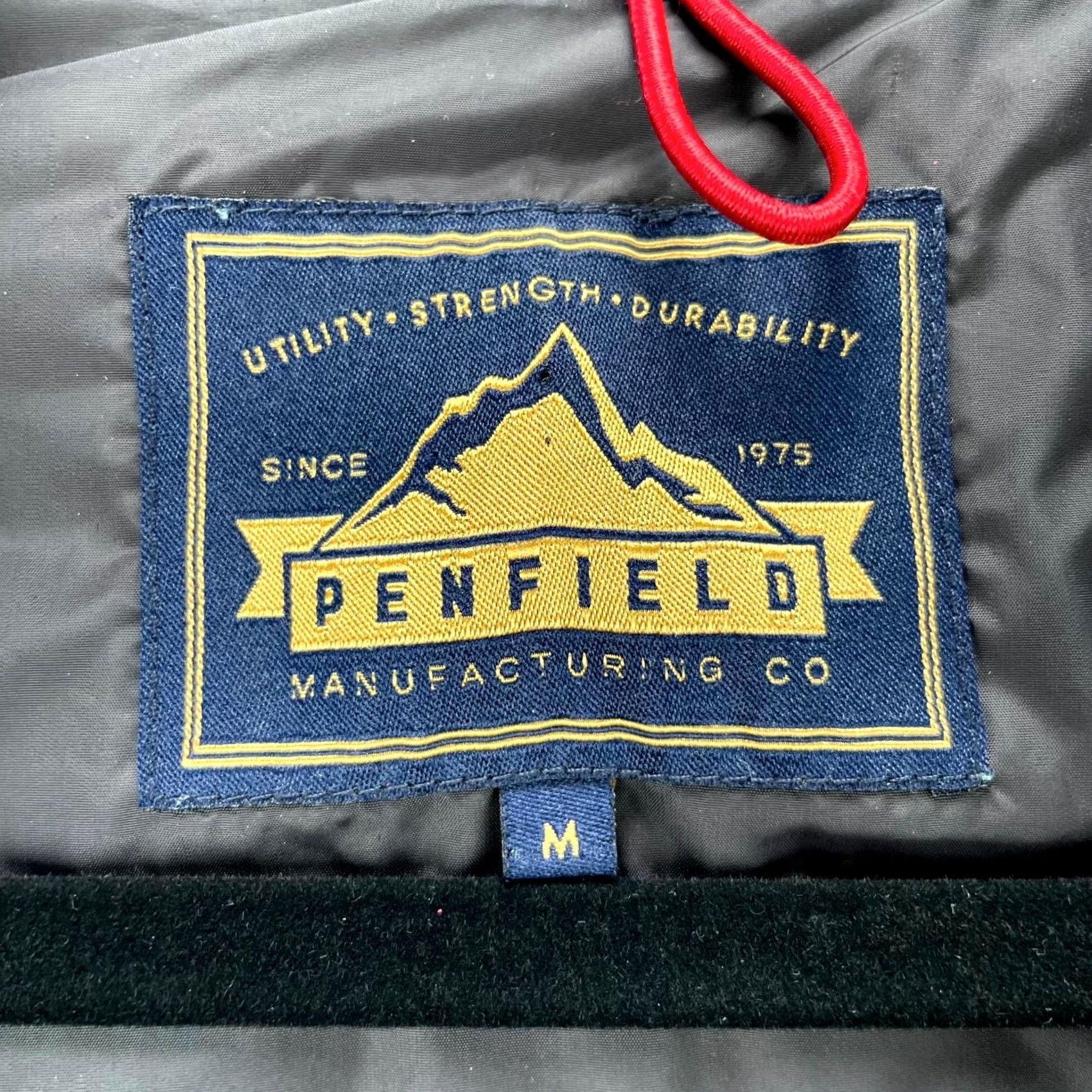 Penfield Penfield Jacket Mens Black Medium Puffer Quilted Coat Mock Neck Insulated Size US M / EU 48-50 / 2 - 7 Thumbnail