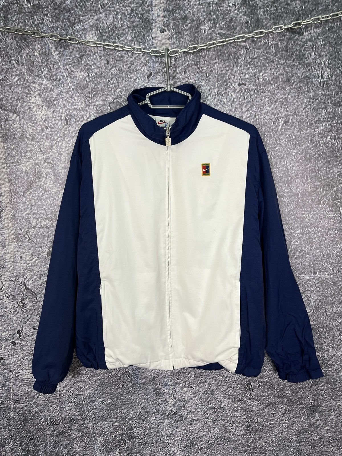 Nike Challenge Court Vintage Track Jacket 90s Tennis Size S