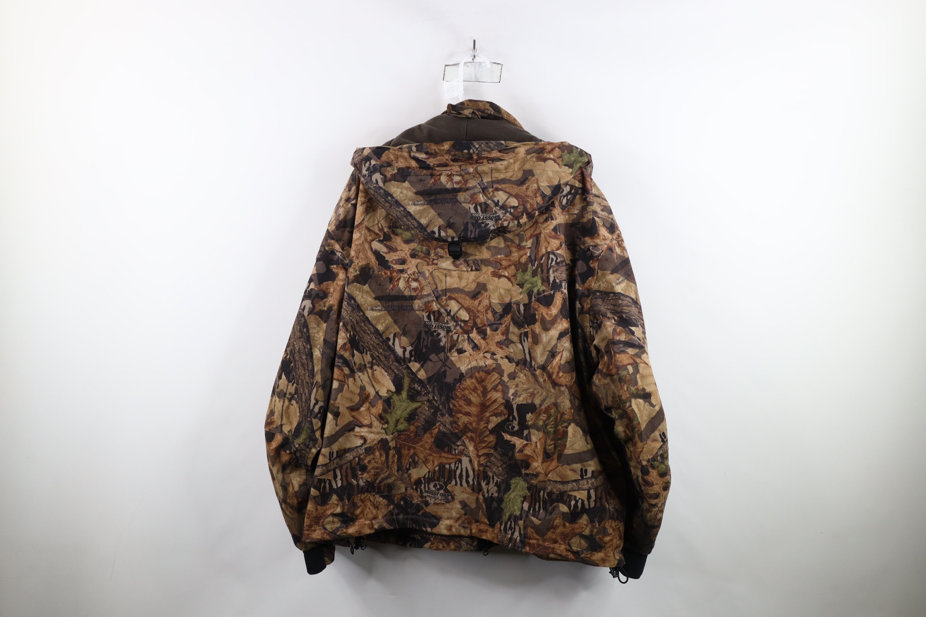 Vintage Vintage Browning Mossy Oak Camouflage Chamois Hooded Jacket Size US XL / EU 56 / 4 - 14 Thumbnail