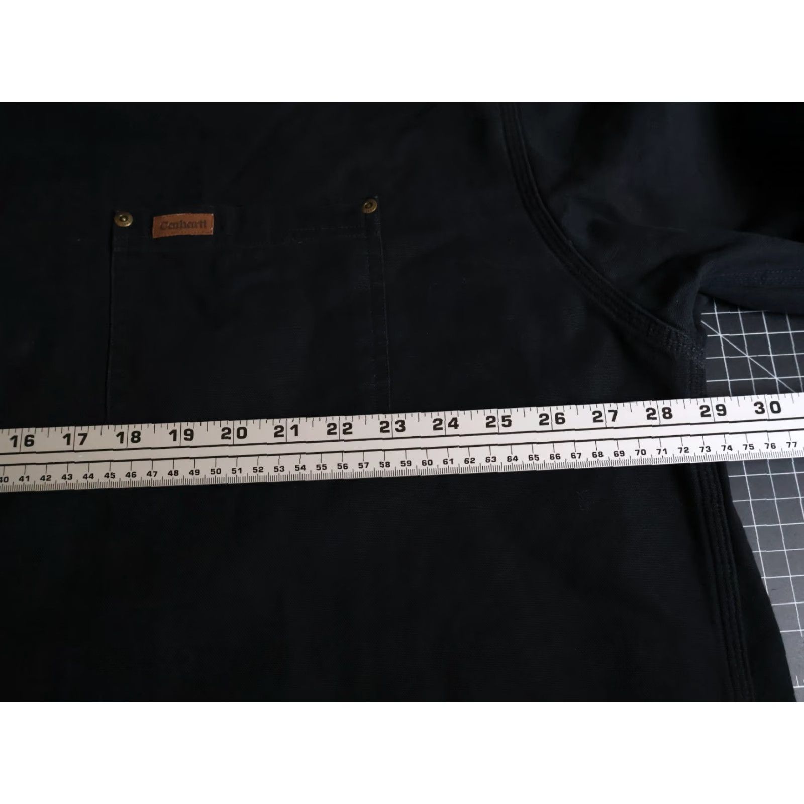 Carhartt Carhartt Jacket 2XL Black Canvas Flannel Lined Bomber Shirt Coat Workwear Mens S96BLK Size US XXL / EU 58 / 5 - 6 Thumbnail