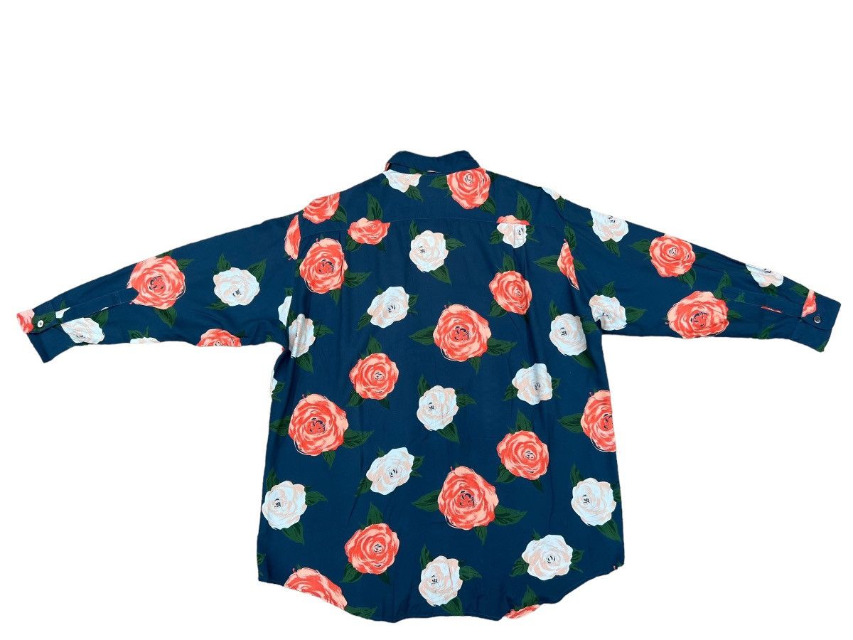 Other Vintage Naughty Japan Roses Long Sleeve Rayon Shirt Size US M / EU 48-50 / 2 - 2 Thumbnail