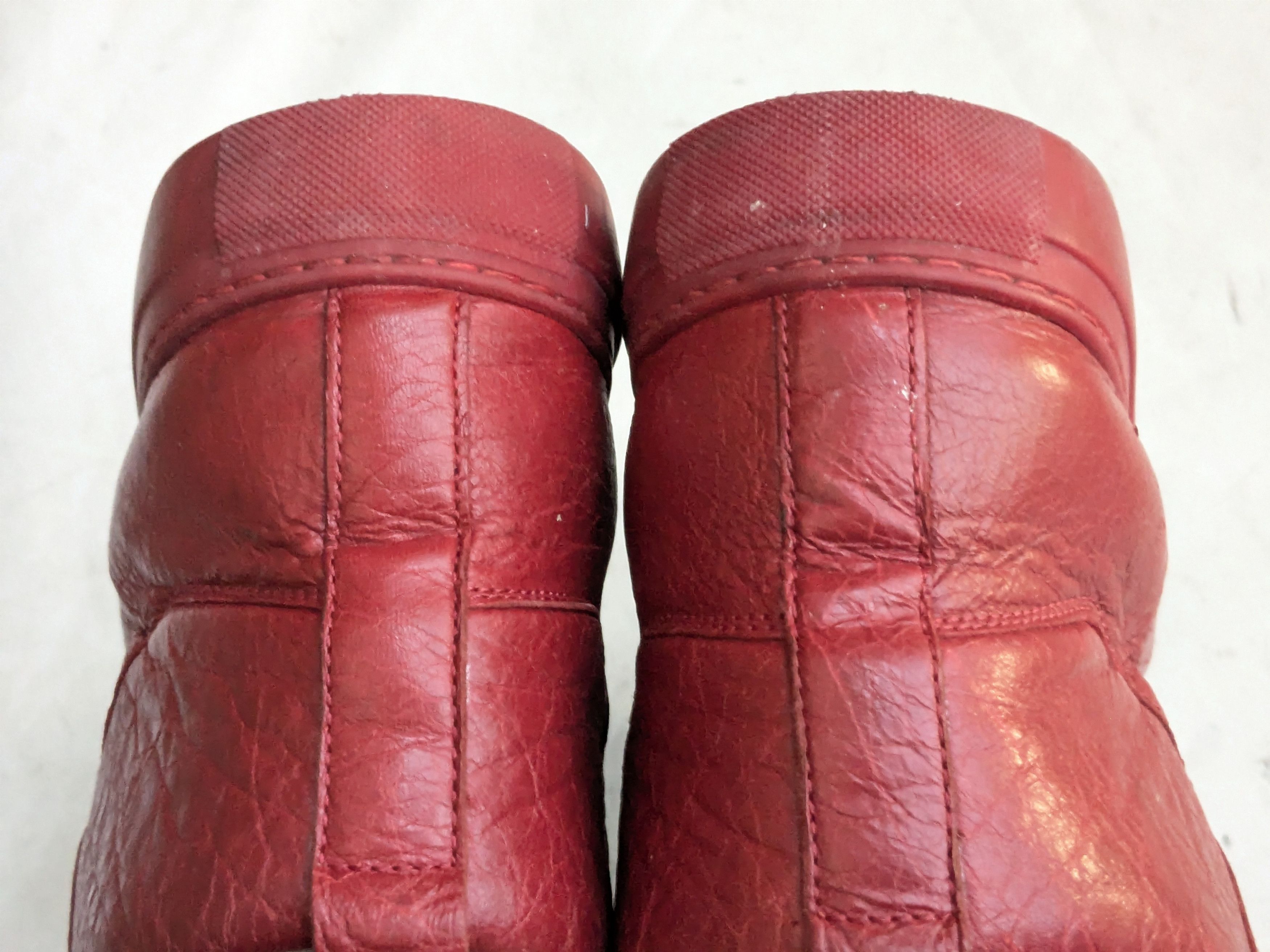 Balenciaga Balenciaga Arena Sneakers Red 11 High Tops Leather Size US 11 / EU 44 - 13 Thumbnail