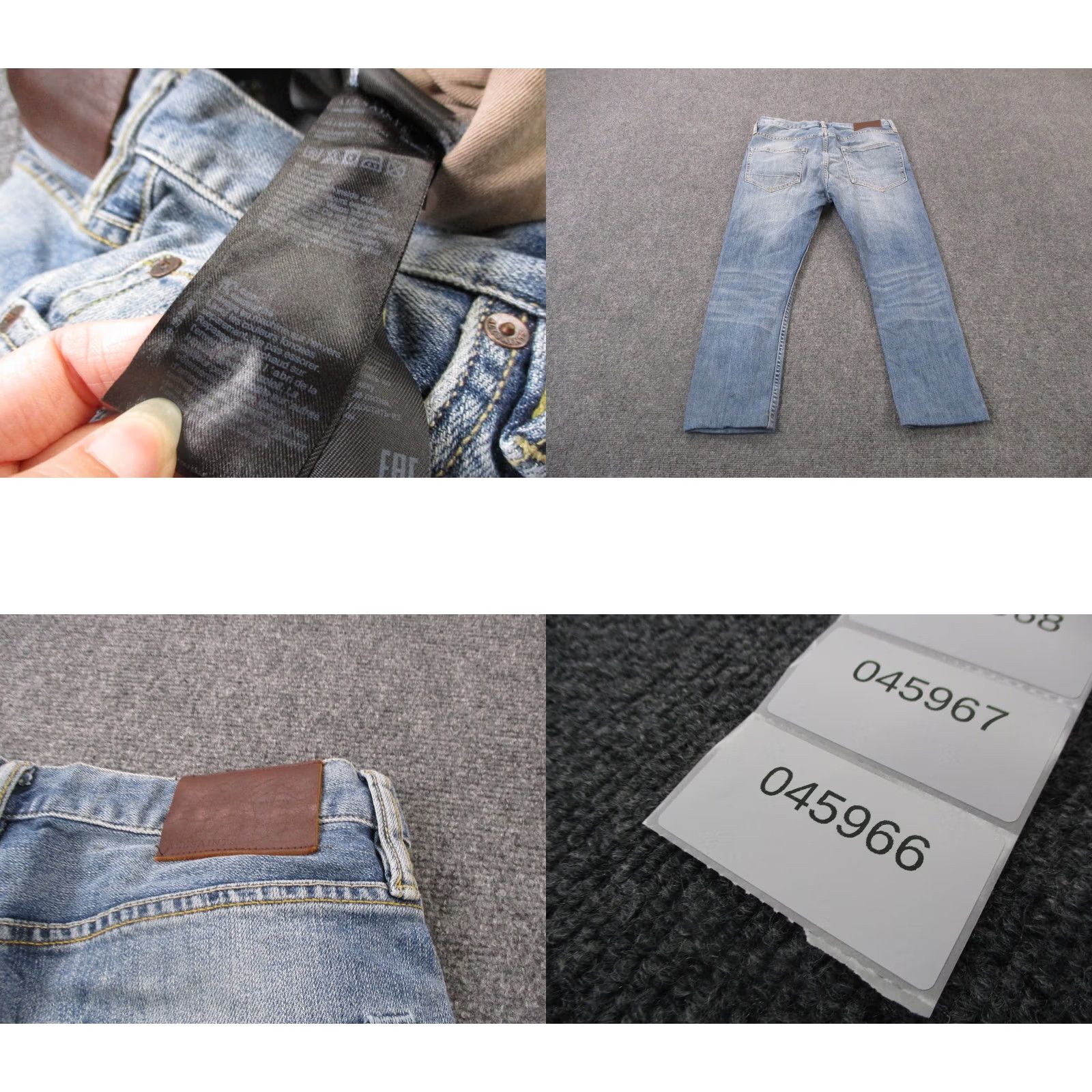 Allsaints AllSaints Jeans Mens 30 Blue Denim Straight Cropped Cigarette Casual Faded Shop Now Mens Size US 32 / EU 48 - 8 Thumbnail