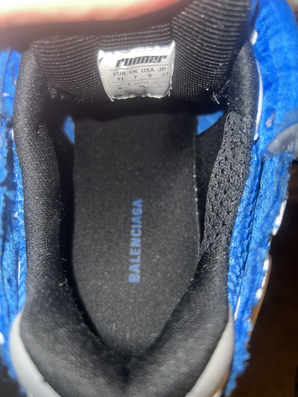 Balenciaga Balenciaga Runner Blue Size US 8 / EU 41 - 7 Thumbnail