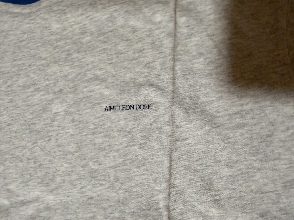 Aime Leon Dore Aime Leon Dore ALD Marina Ringer Collar Tee Grey size XL Size US XL / EU 56 / 4 - 2 Thumbnail