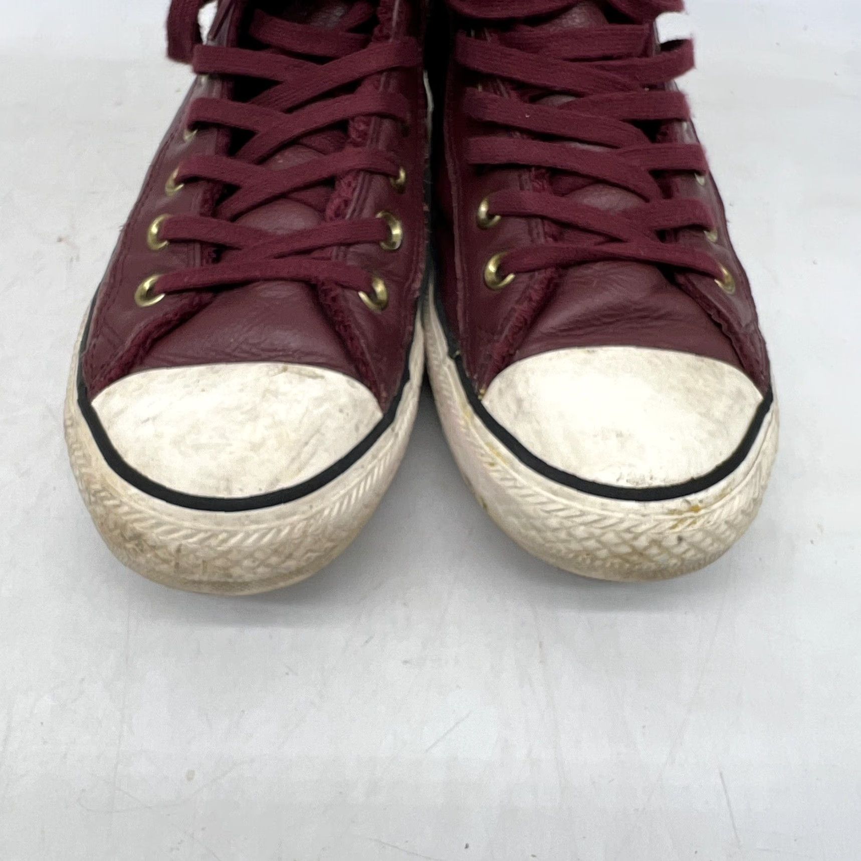 Converse Converse Chelsea Boot Hi Deep Bordeaux Sneakers 9.5 Women Leather Star Chelsea Sneaker Lace Up Size US 8 / IT 38 - 2 Thumbnail