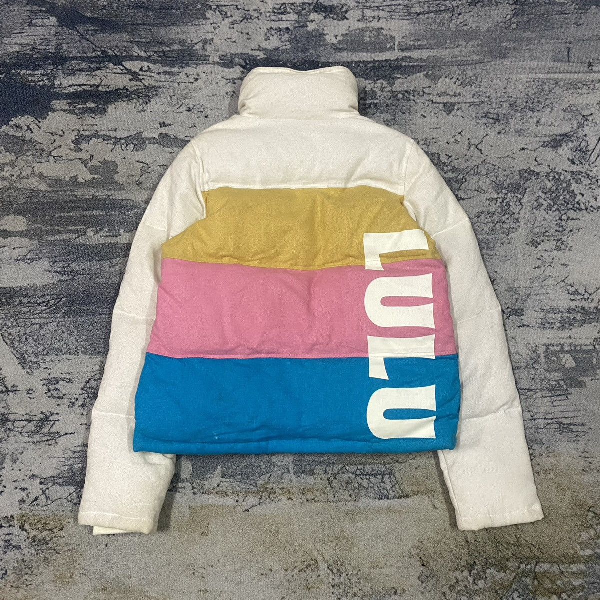Japanese Brand × Vintage Vintage Coco Lulu Colour Block Kid Puffer Jacket Size S / US 4 / IT 40 - 9 Thumbnail